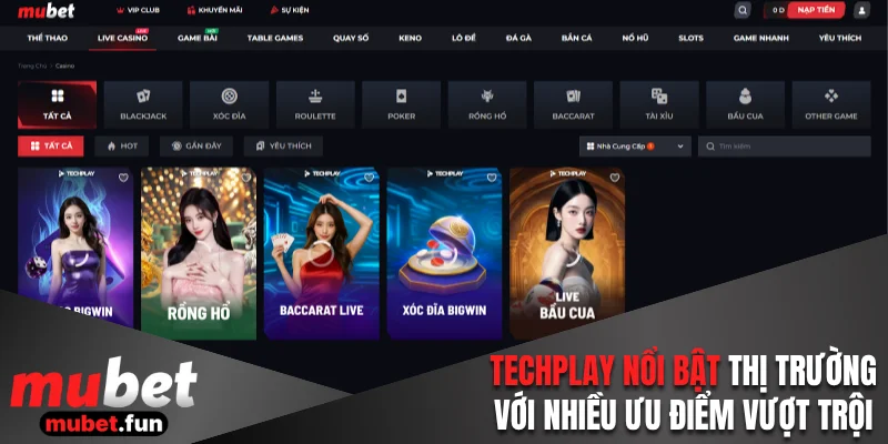 Techplay nổi bật thị trường với nhiều ưu điểm vượt trội